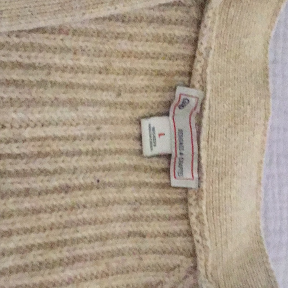Gap size large sweater down sizeing closet